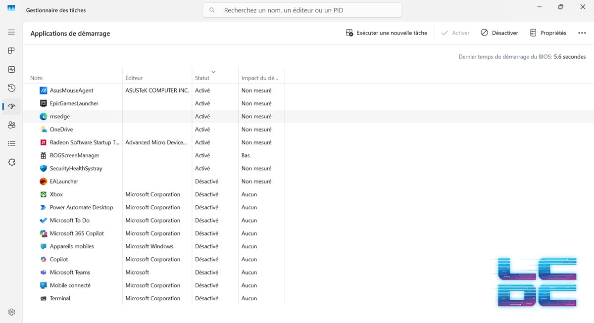 Asus ROG Xbox Ally X : 7 astuces pour optimiser votre console 3 Armoury Crate SE gestionnaire tache