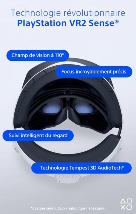 Black Friday : le PSVR2 le casque de réalité virtuelle de la PS5 et PC est à prix cassé 3 casque PSVR2 technologie