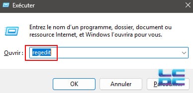 Windows 11 : Comment récupérez sa clé de licence 6 executer regedit
