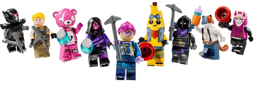 LEGO Fortnite : Le bus de Combat chute de prix 3 skins personnages fortnite