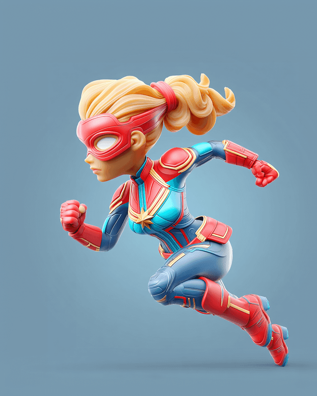 Super heros Marvel Captain Marvel