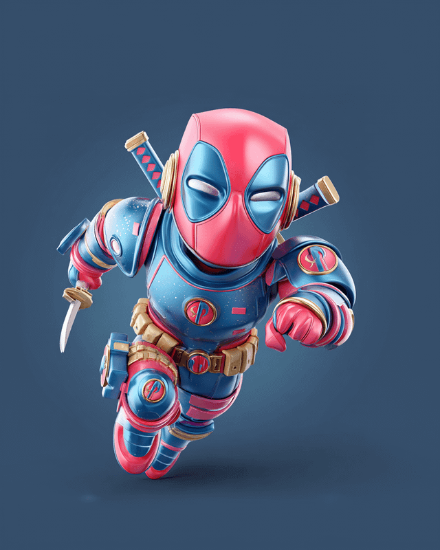 Super heros Marvel Deadpool