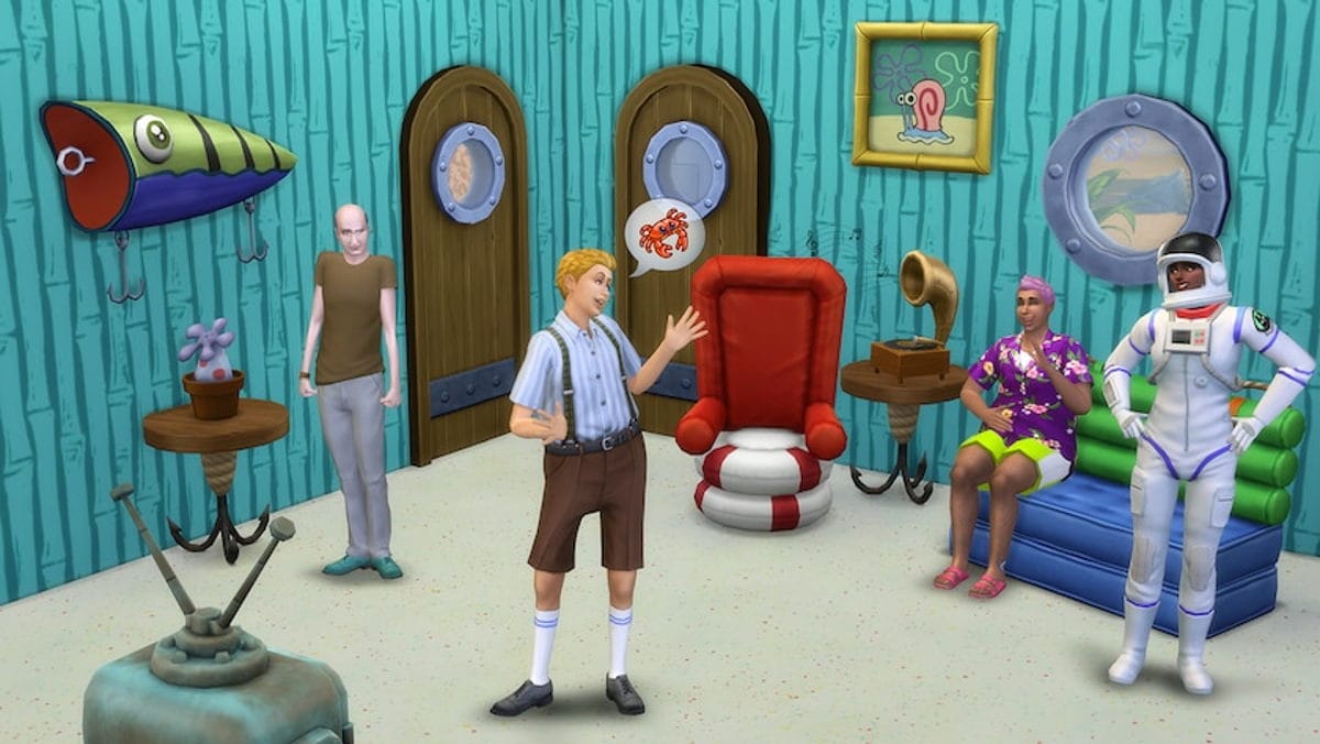 Votre Sims va vivre à Bikini Bottom : le crossover fou 3 bob l'éponge sims 4 personnages