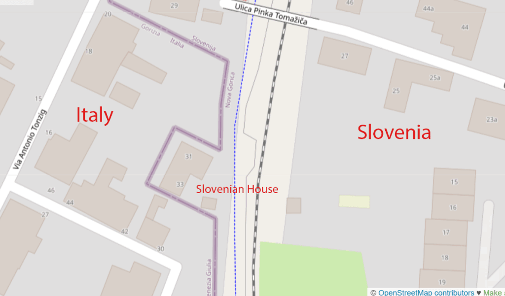 cadastre Maison Slovénie Italie