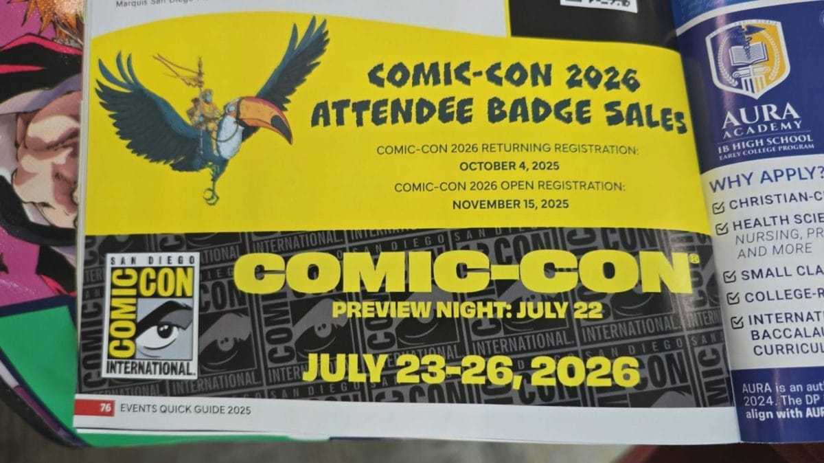 comic-con 2026