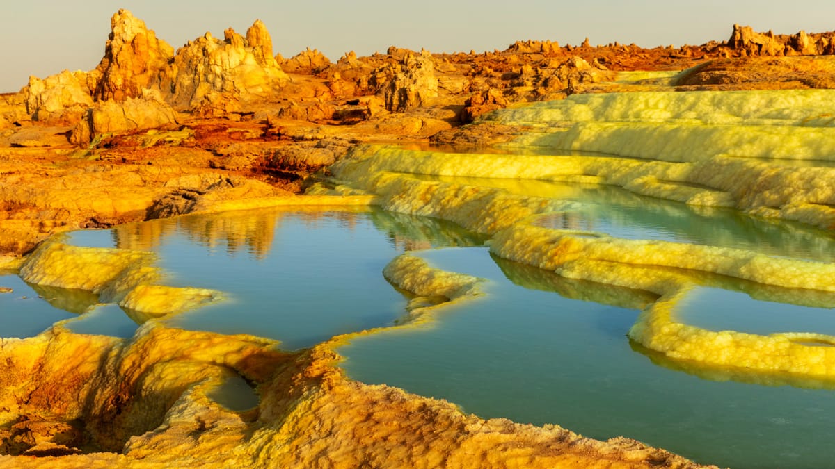 lieux désert Danakil