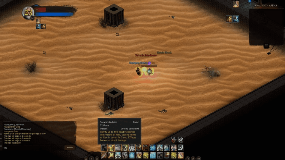 Dreadmyst ville sable